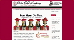 Desktop Screenshot of christchildacademy.com
